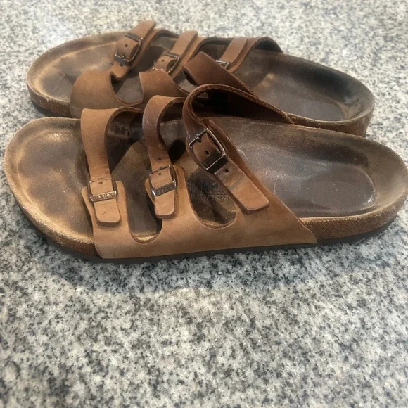 Birkenstock | Shoes | Birkenstock Brown Sandals With Cork  display picture 3